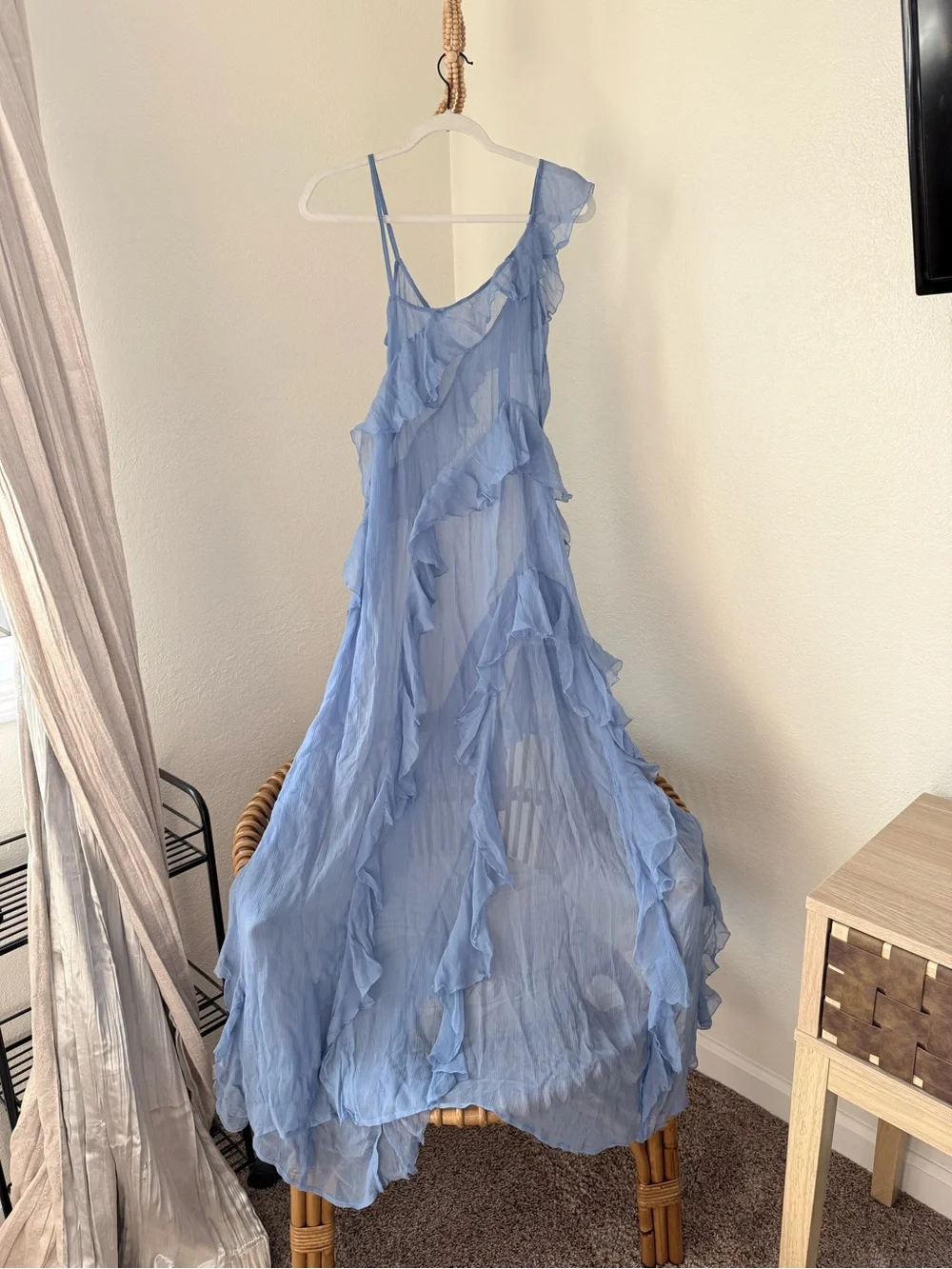 Free People Alicia Frill Maxi Top